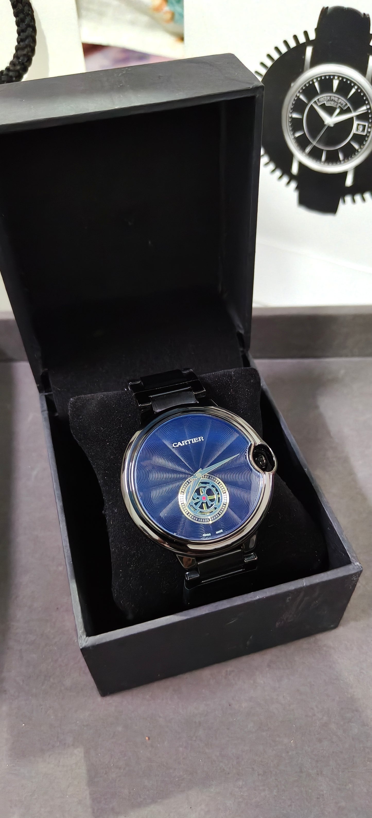 Luxury Black Steel Fashion Watch