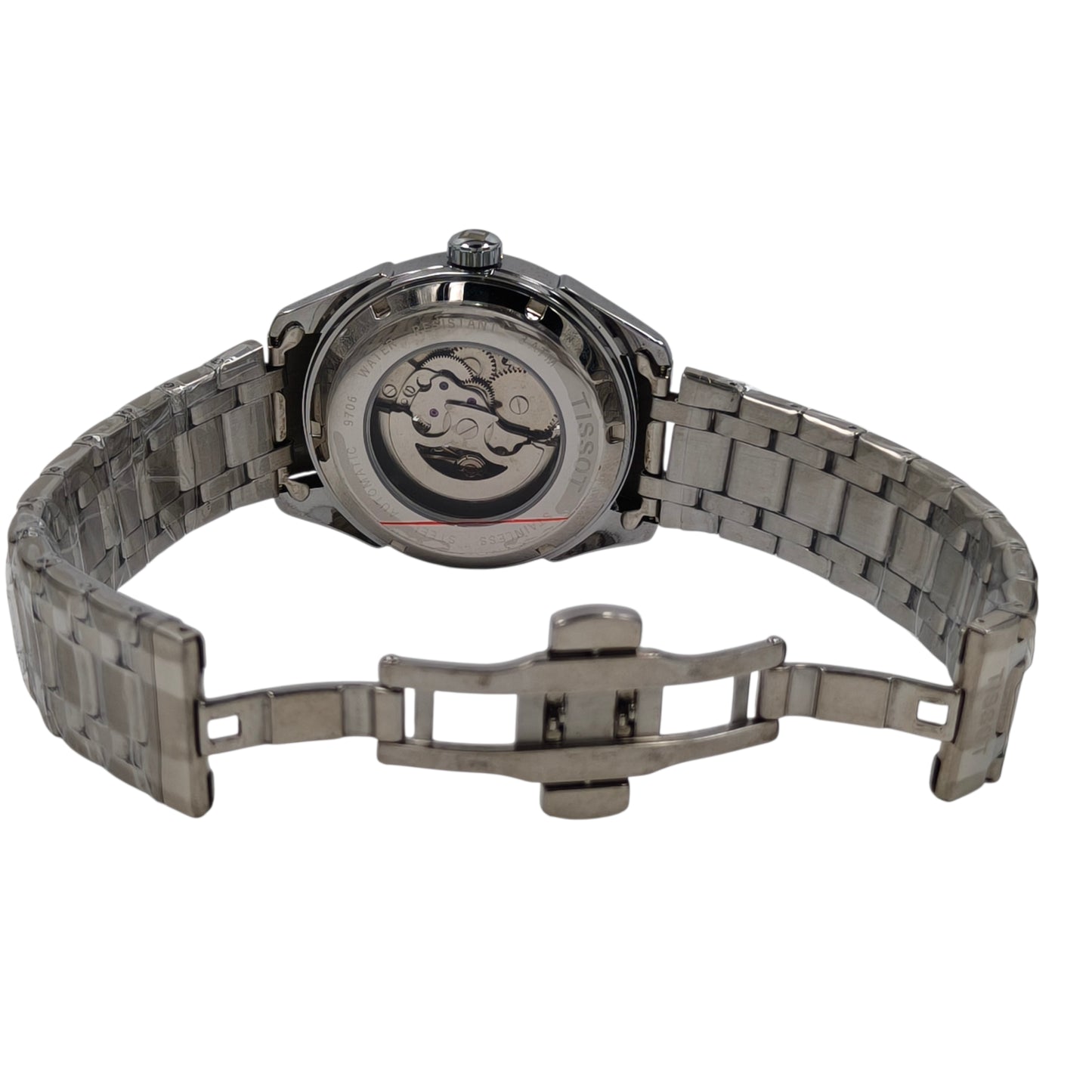 Premium Automatic Skeleton Blue Dial Stainless Steel Watch