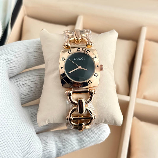 Elegant Bracelet Style Women’s Watch – Dual Tone Luxury Watch | Minimal Dial Designer Watch for Ladies