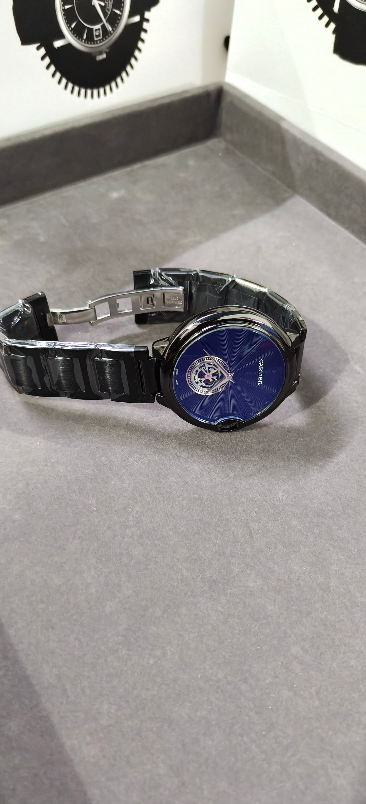 Luxury Black Steel Fashion Watch