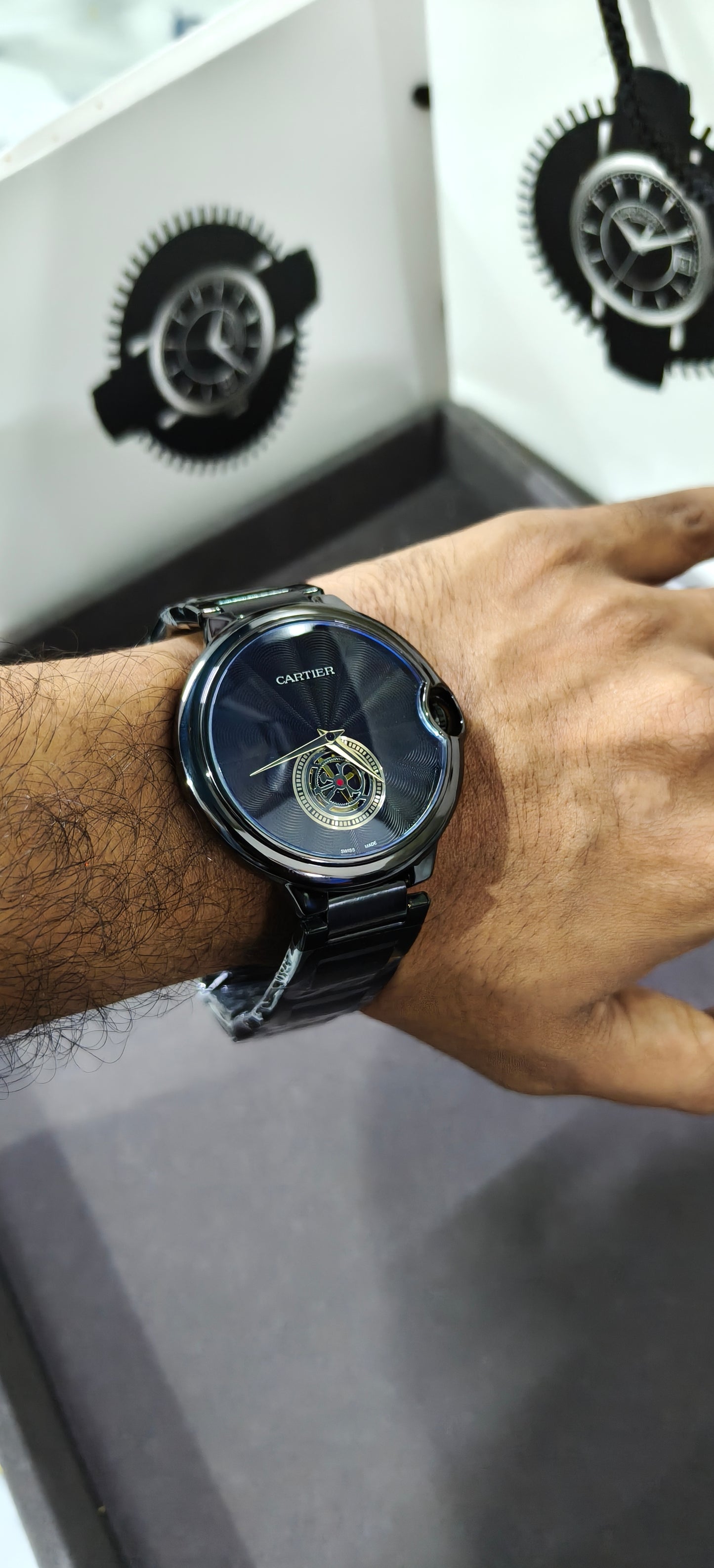 Luxury Black Steel Fashion Watch