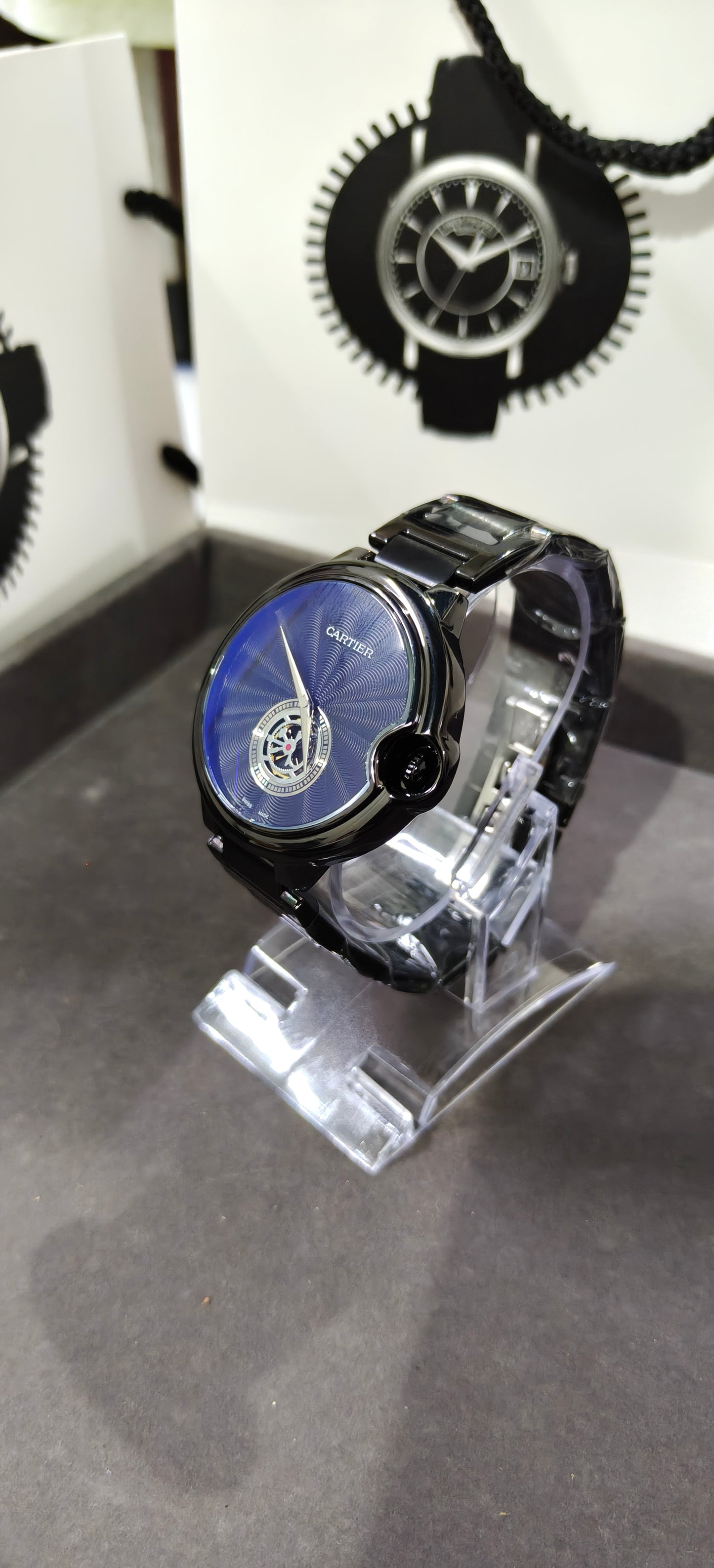 Luxury Black Steel Fashion Watch