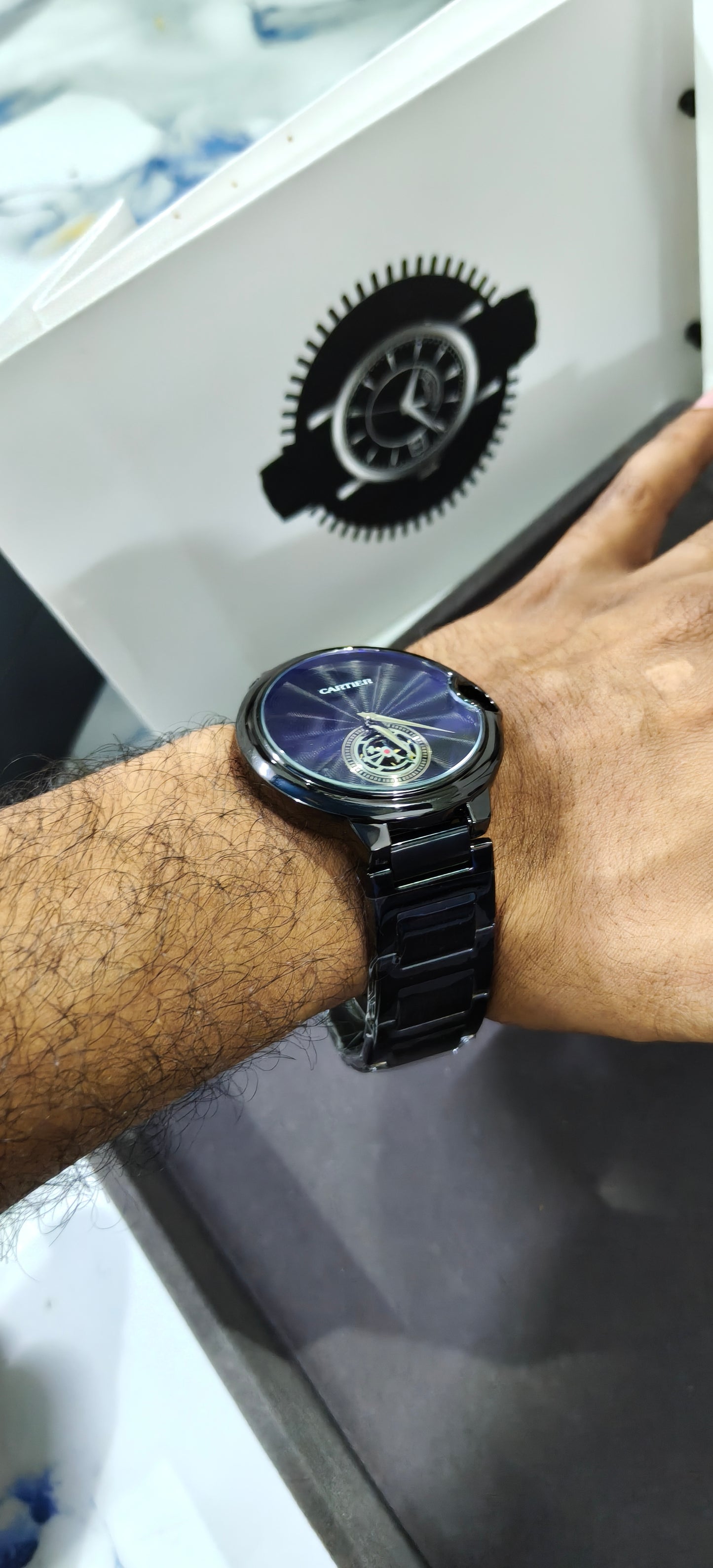 Luxury Black Steel Fashion Watch