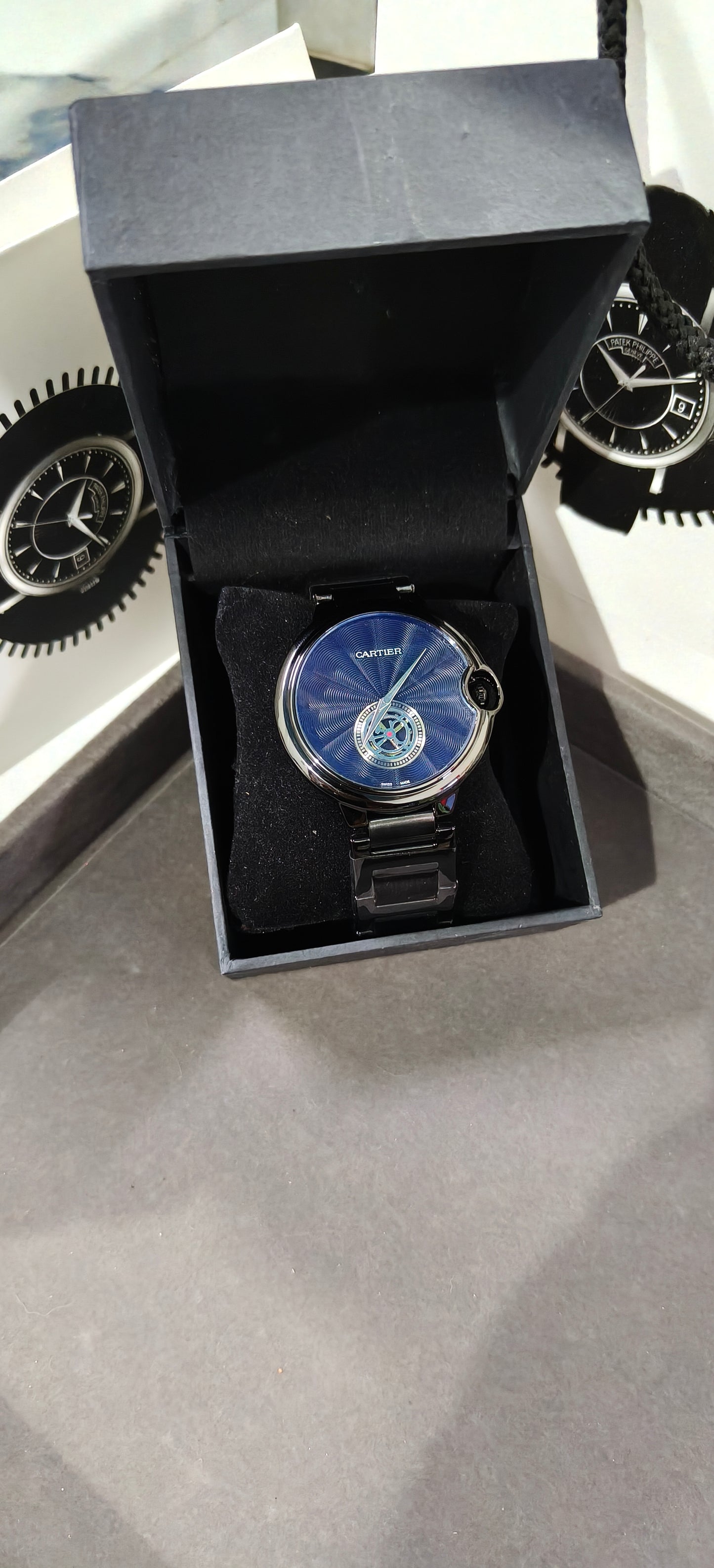 Luxury Black Steel Fashion Watch