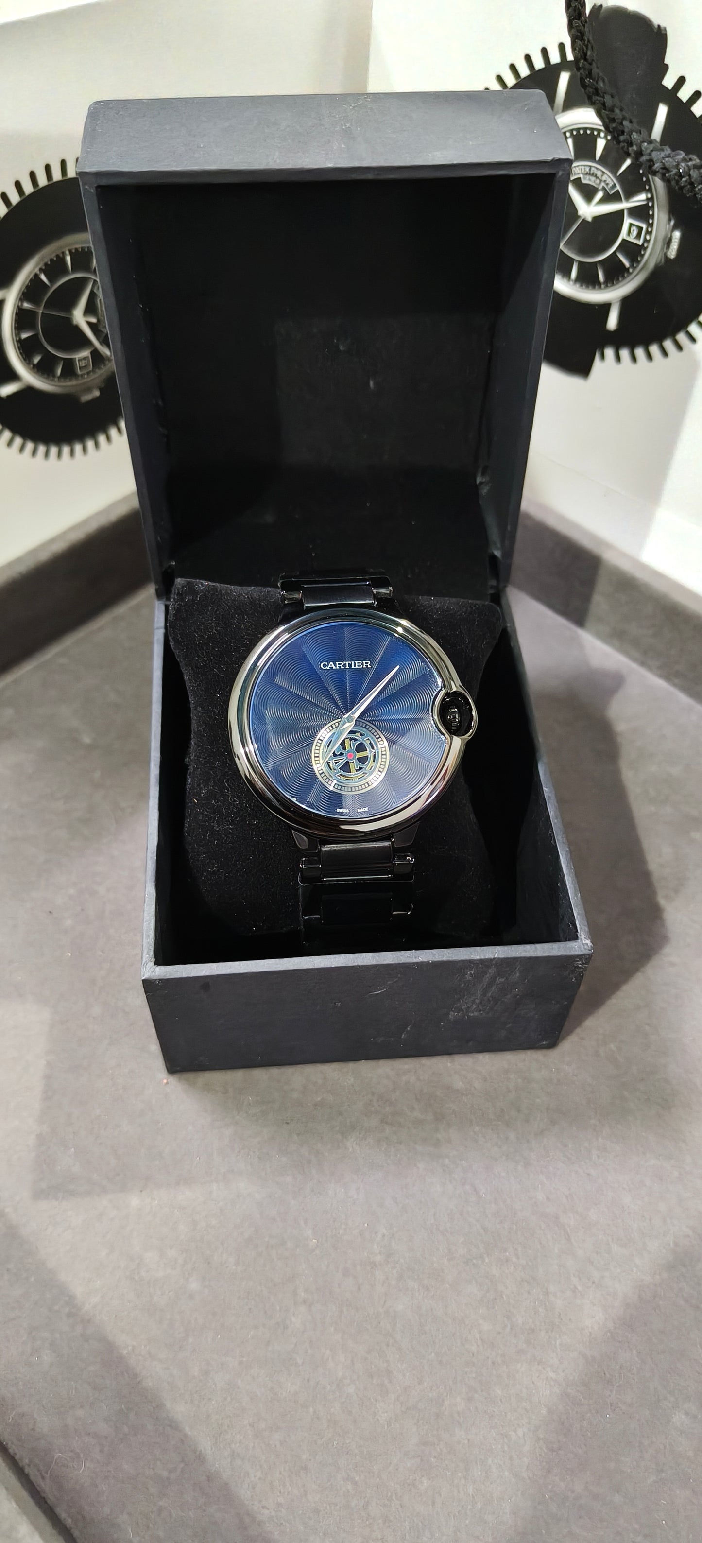Luxury Black Steel Fashion Watch