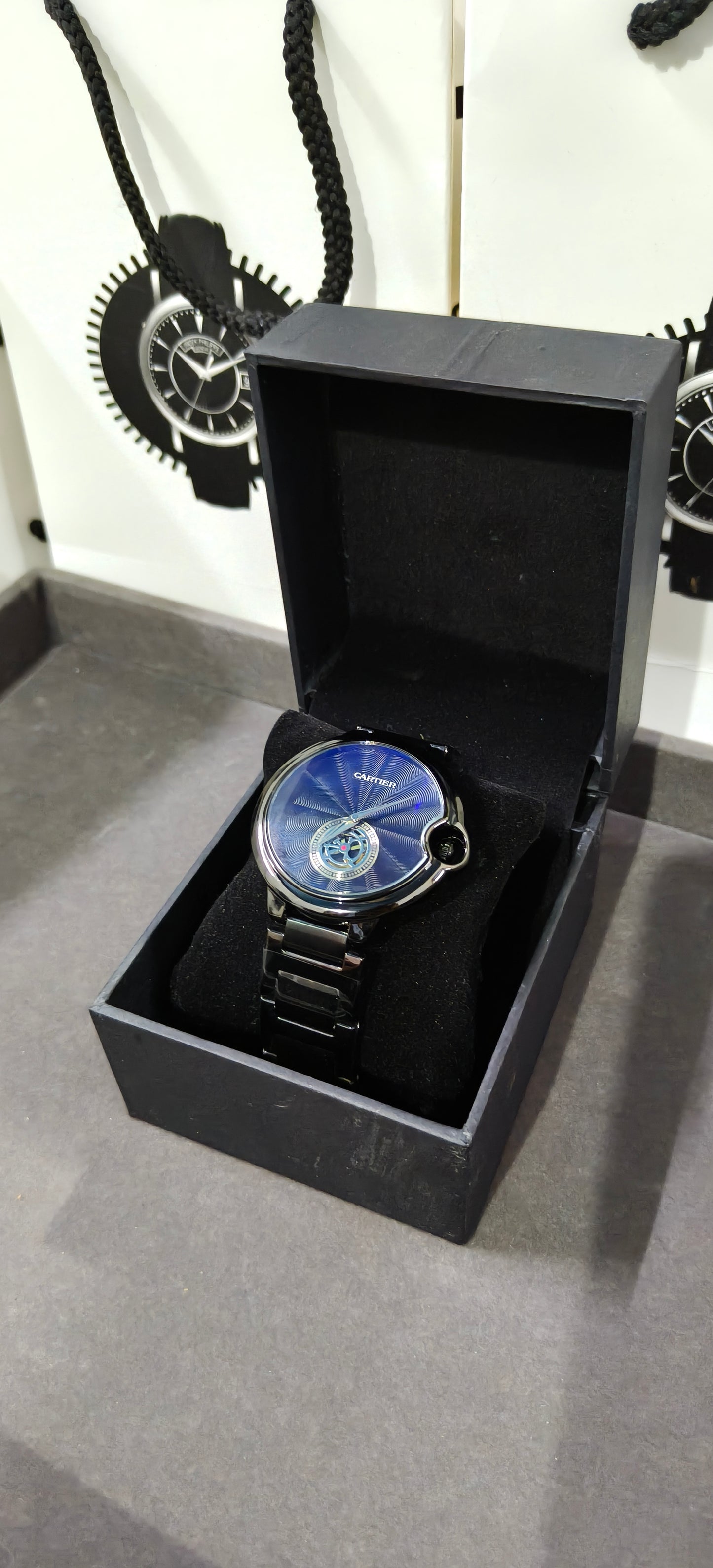 Luxury Black Steel Fashion Watch