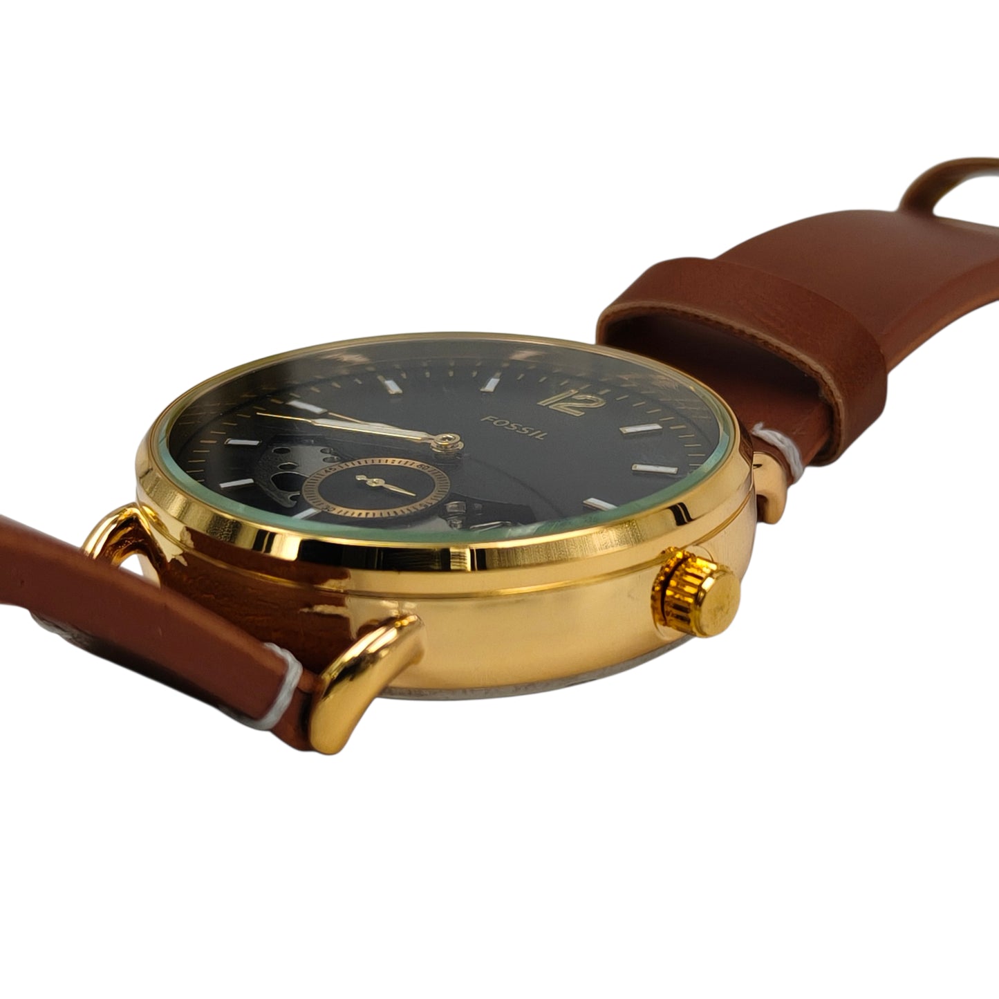 Premium Automatic Open-Heart Gold Watch