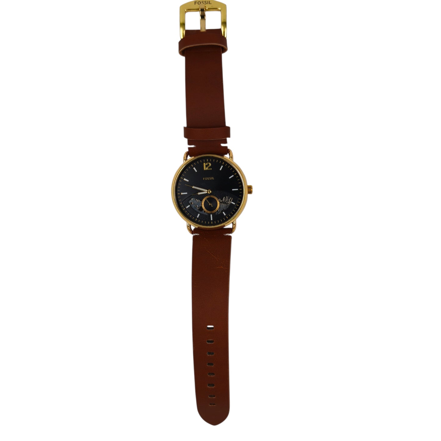 Premium Automatic Open-Heart Gold Watch