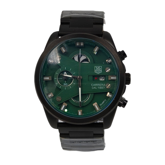 Premium Green Chronograph Quartz Watch