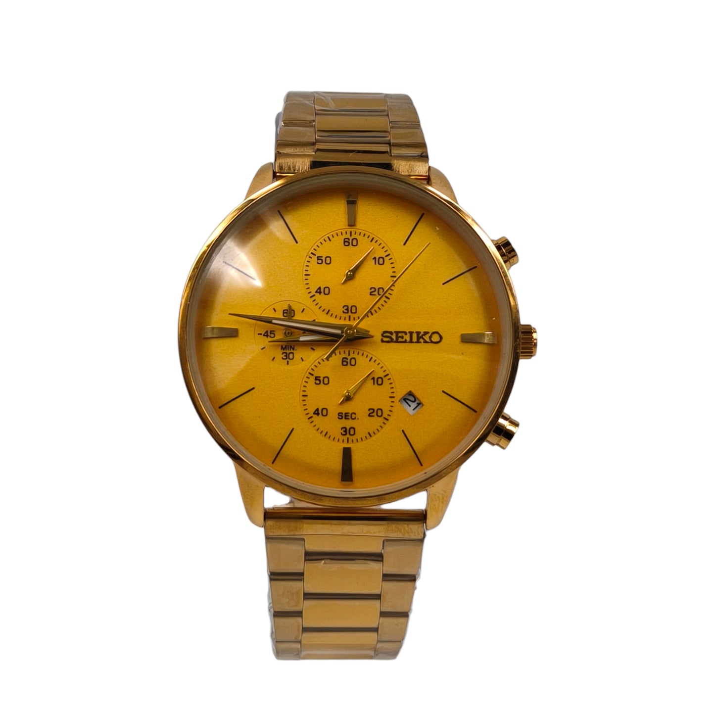 Premium Gold Chronograph Watch