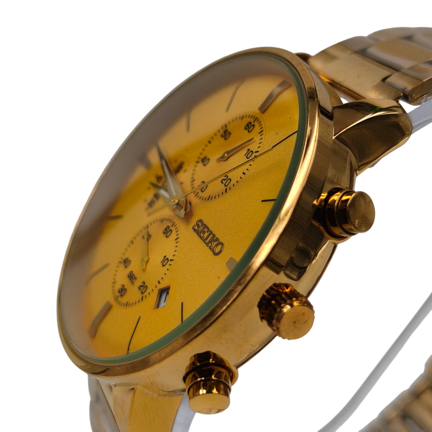 Premium Gold Chronograph Watch