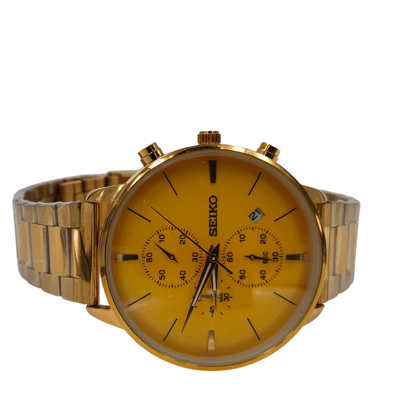Premium Gold Chronograph Watch