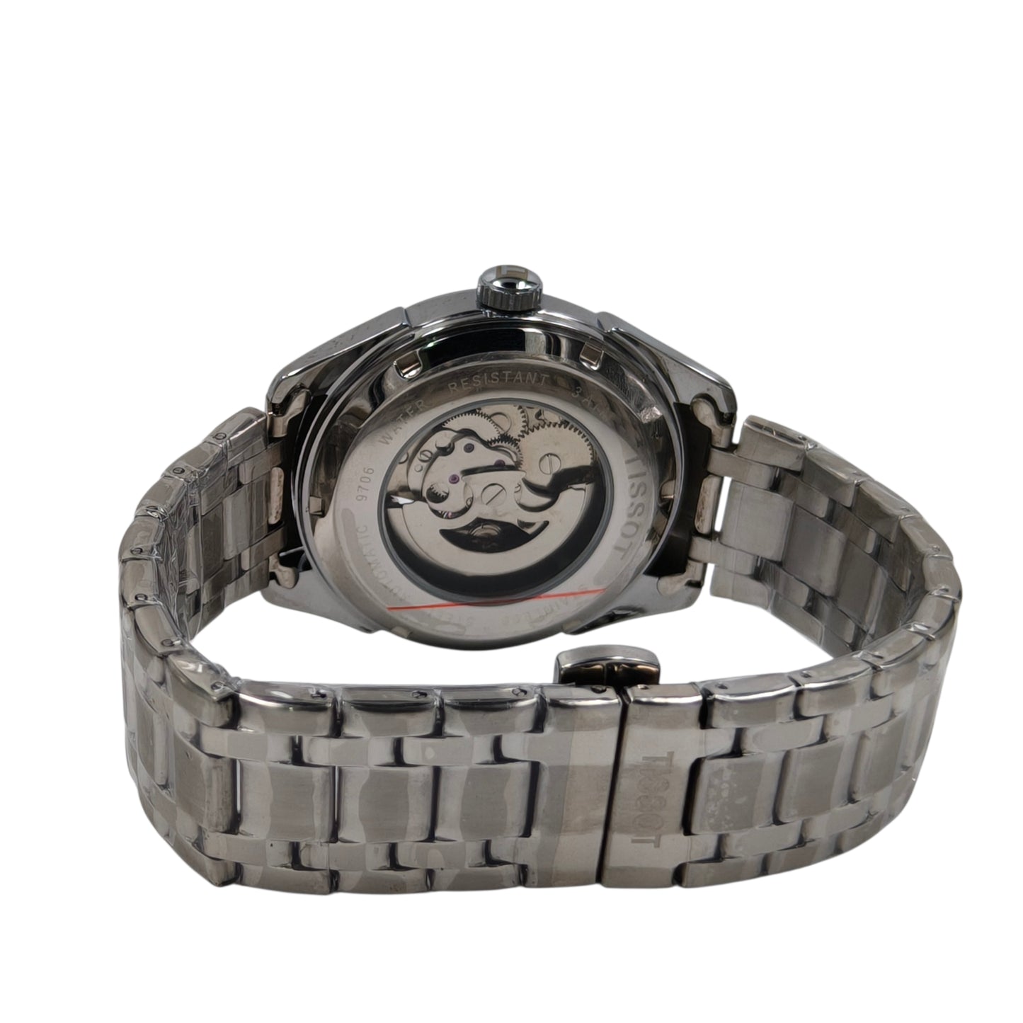 Premium Automatic Skeleton Blue Dial Stainless Steel Watch
