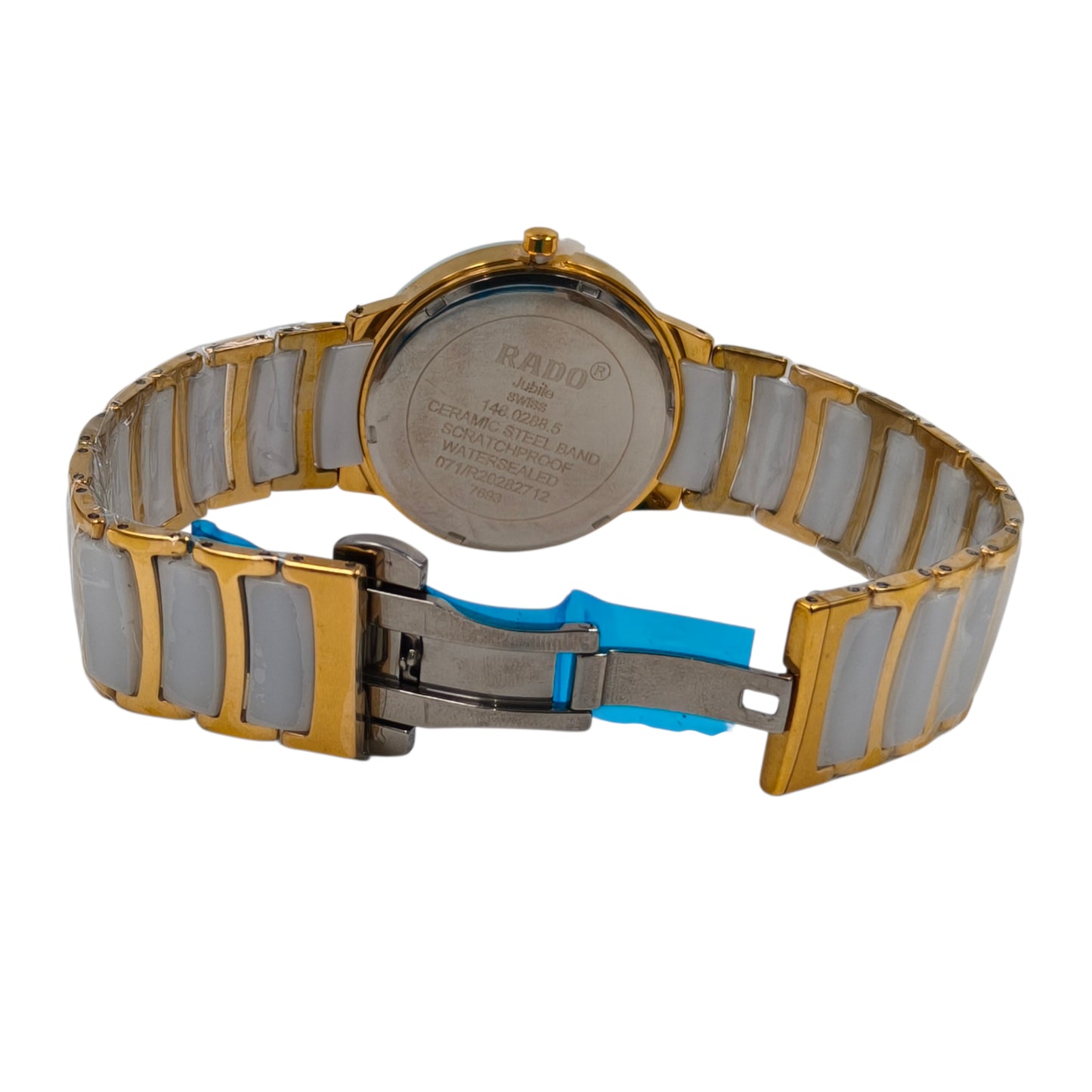 Premium White & Gold Ceramic Watch