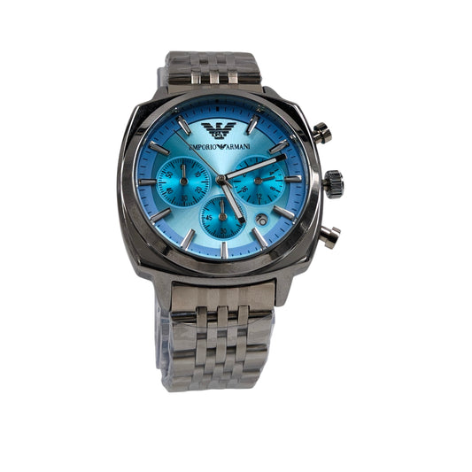 Premium Ice Blue Chronograph Watch