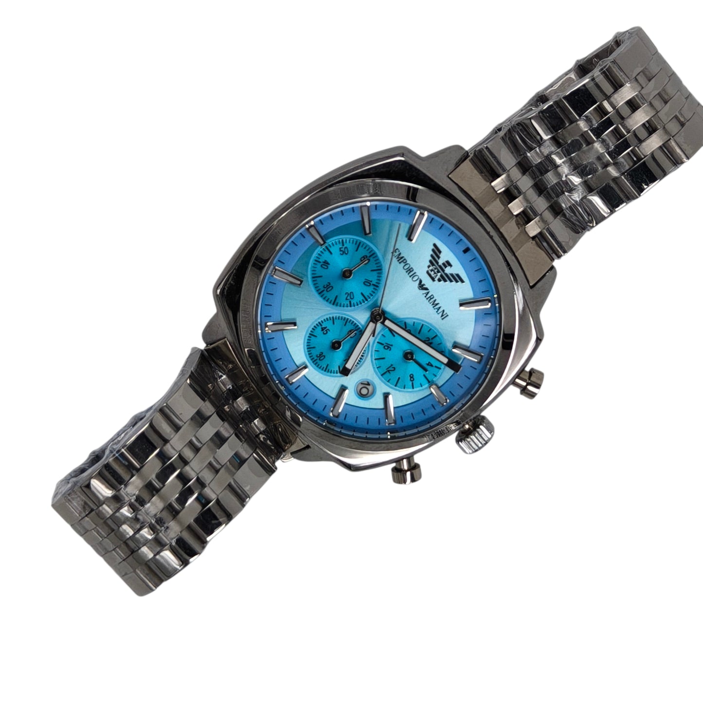 Premium Ice Blue Chronograph Watch