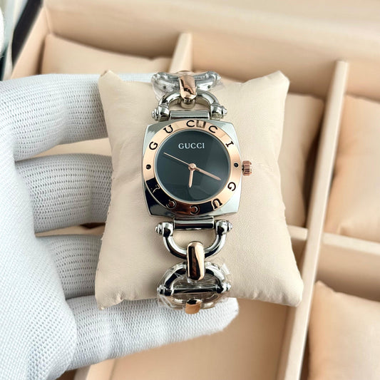 Elegant Bracelet Style Women’s Watch – Dual Tone Luxury Watch | Minimal Dial Designer Watch for Ladies