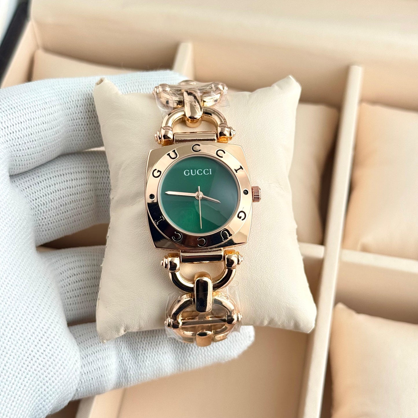 Elegant Bracelet Style Women’s Watch – Dual Tone Luxury Watch | Minimal Dial Designer Watch for Ladies