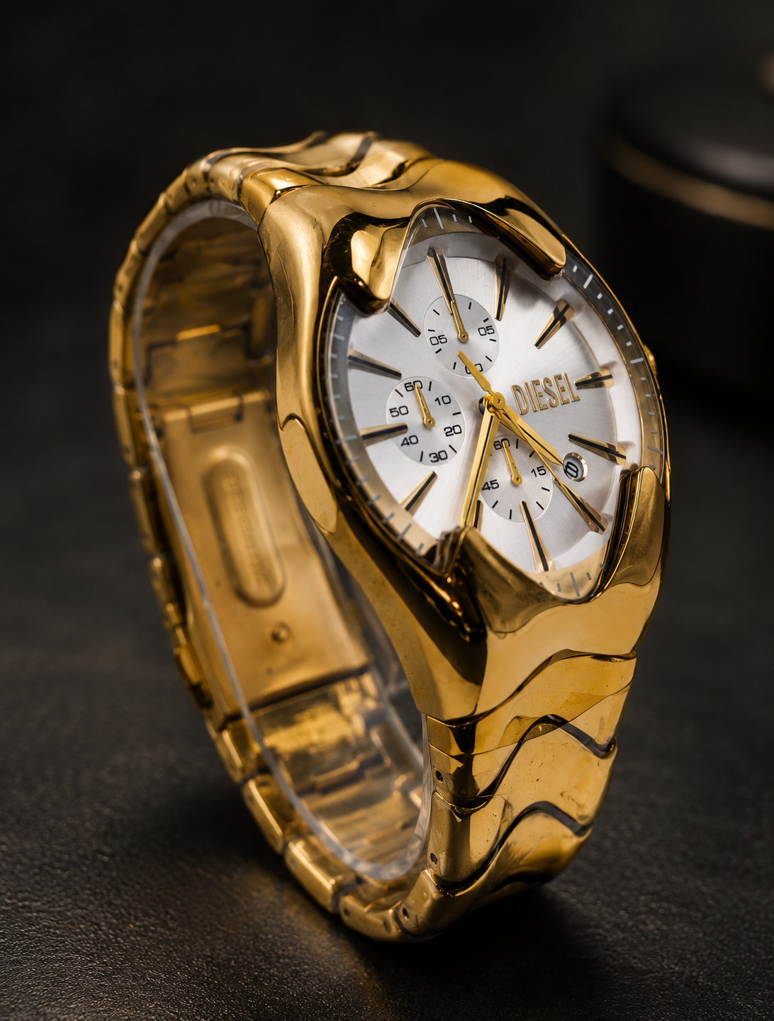 Premium Gold Chronograph Watch