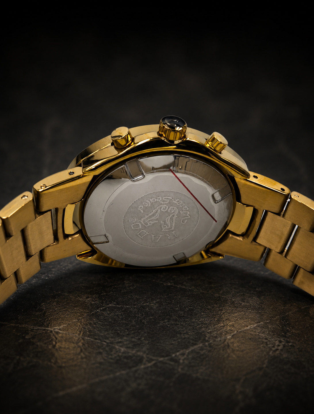 Premium Gold Chronograph Watch