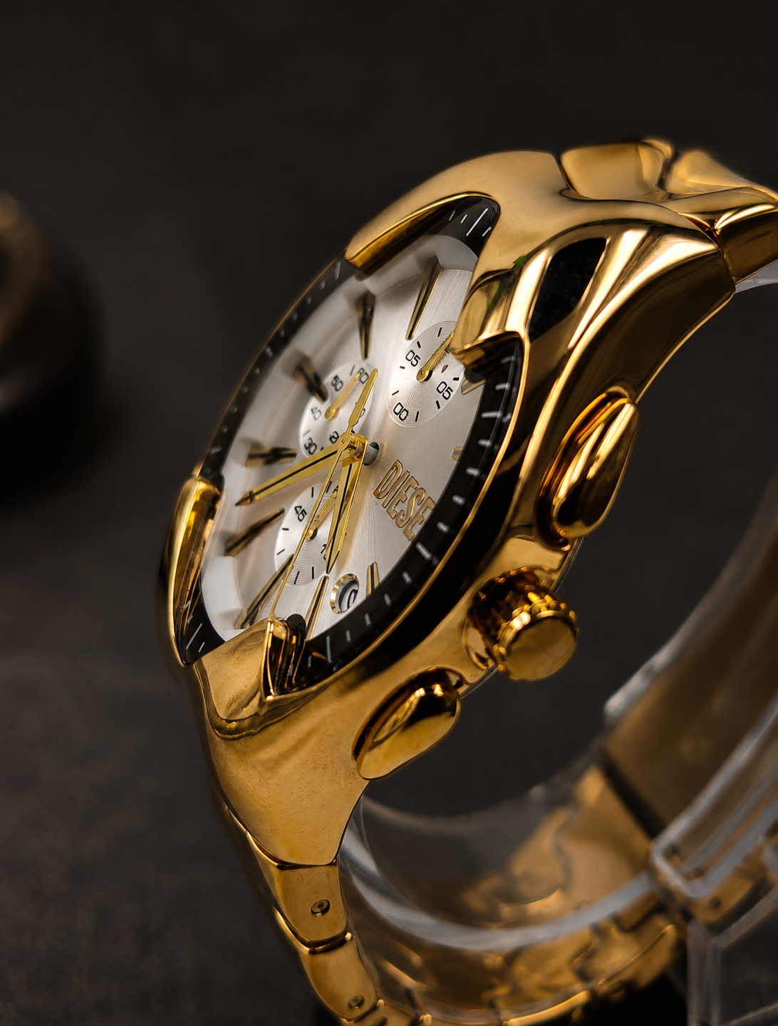 Premium Gold Chronograph Watch