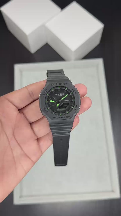 Casio G-Shock GA-2100 Analog-Digital Resin Watch – Shock Resistant | 200M Water Resistant