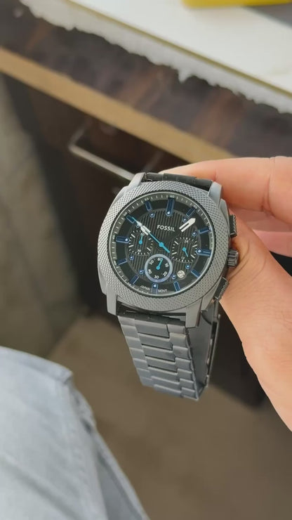 Fossil Machine FS6098 Chronograph Watch – Stainless Steel Bracelet | 43mm | Premium Collection