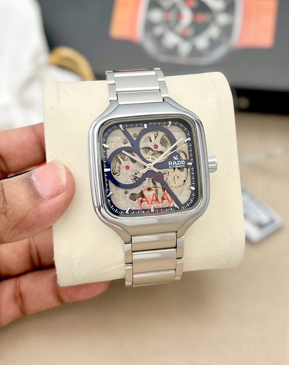 Automatic Premium Skeleton Square Watch