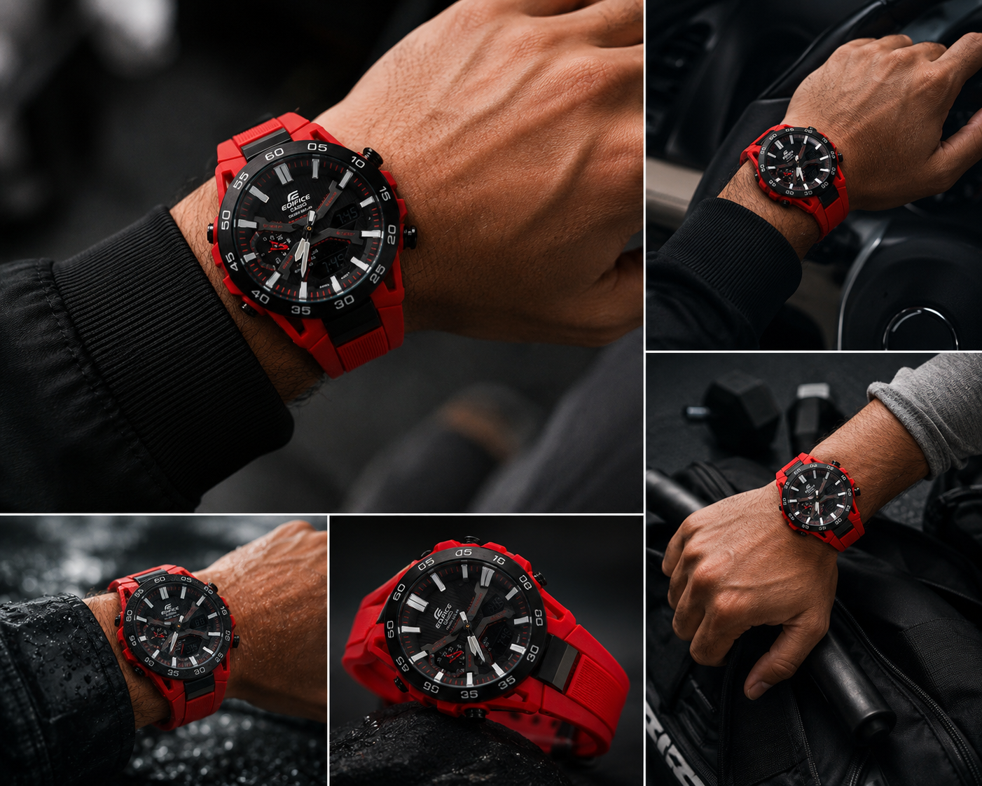 Velocity Red Solar-Tech Sport Watch