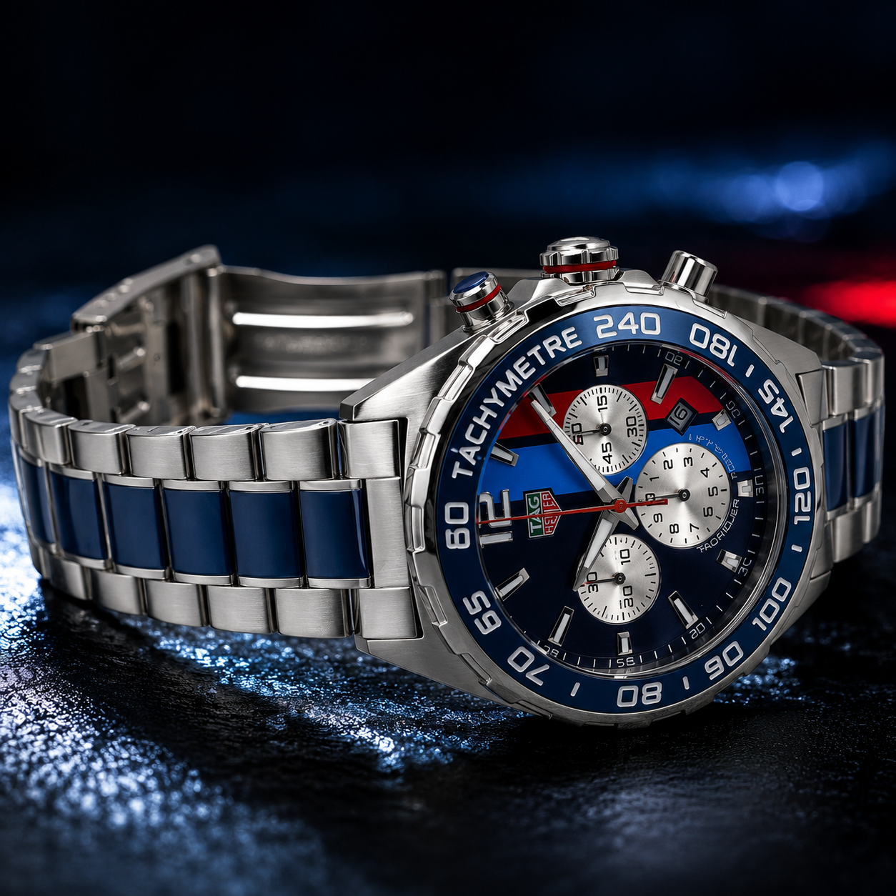 Nexent Velocity Blue Racing Chronograph Watch