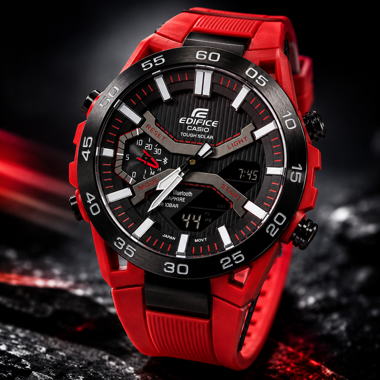 Velocity Red Solar-Tech Sport Watch