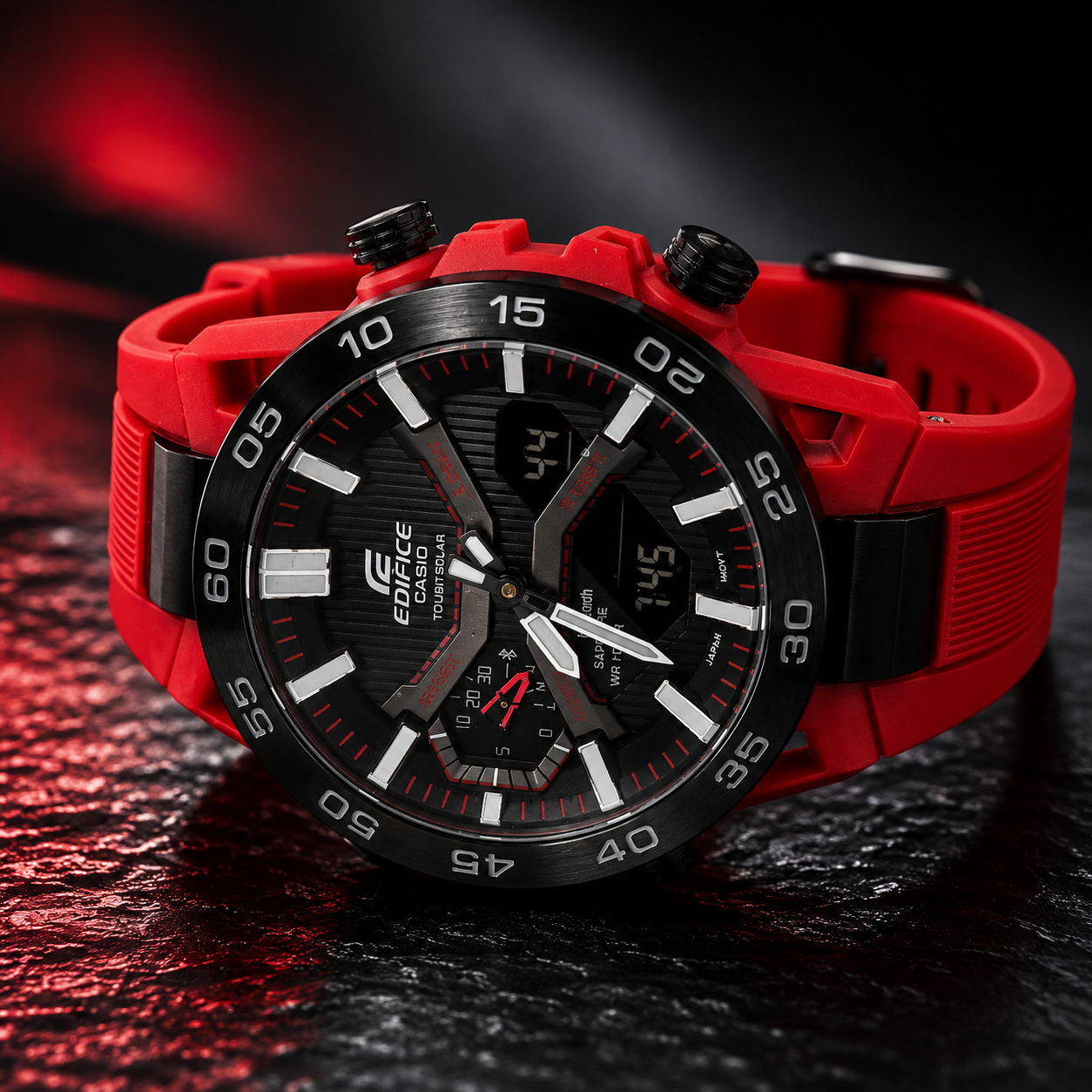 Velocity Red Solar-Tech Sport Watch