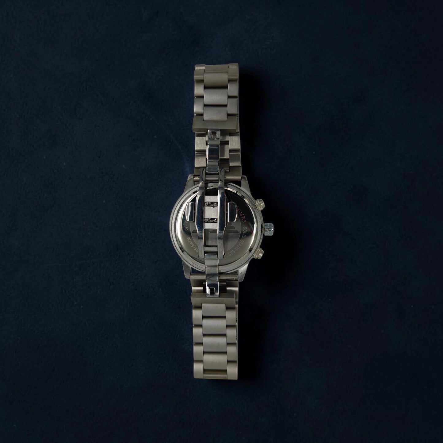 Prestige Blue Chronograph Style Men's Watch – Stainless Steel Bracelet