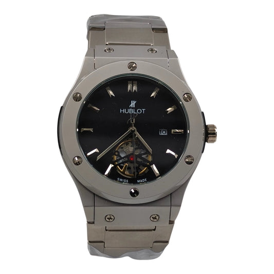 Premium Automatic Open-Heart Steel Watch