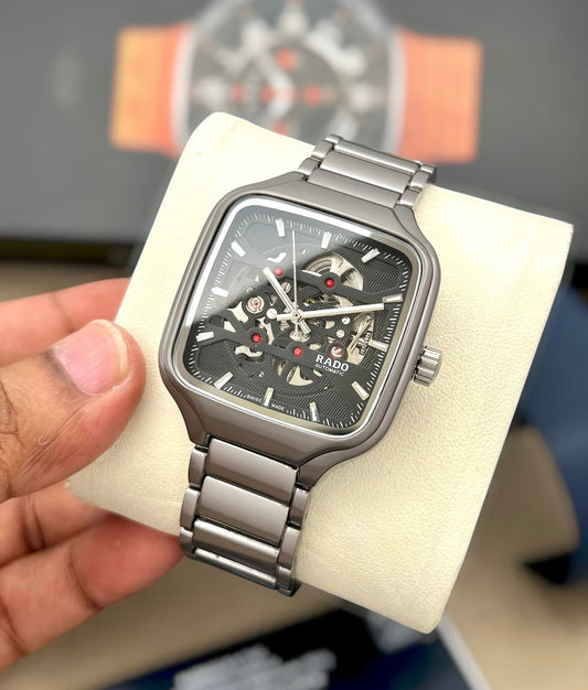 Automatic Premium Skeleton Square Watch