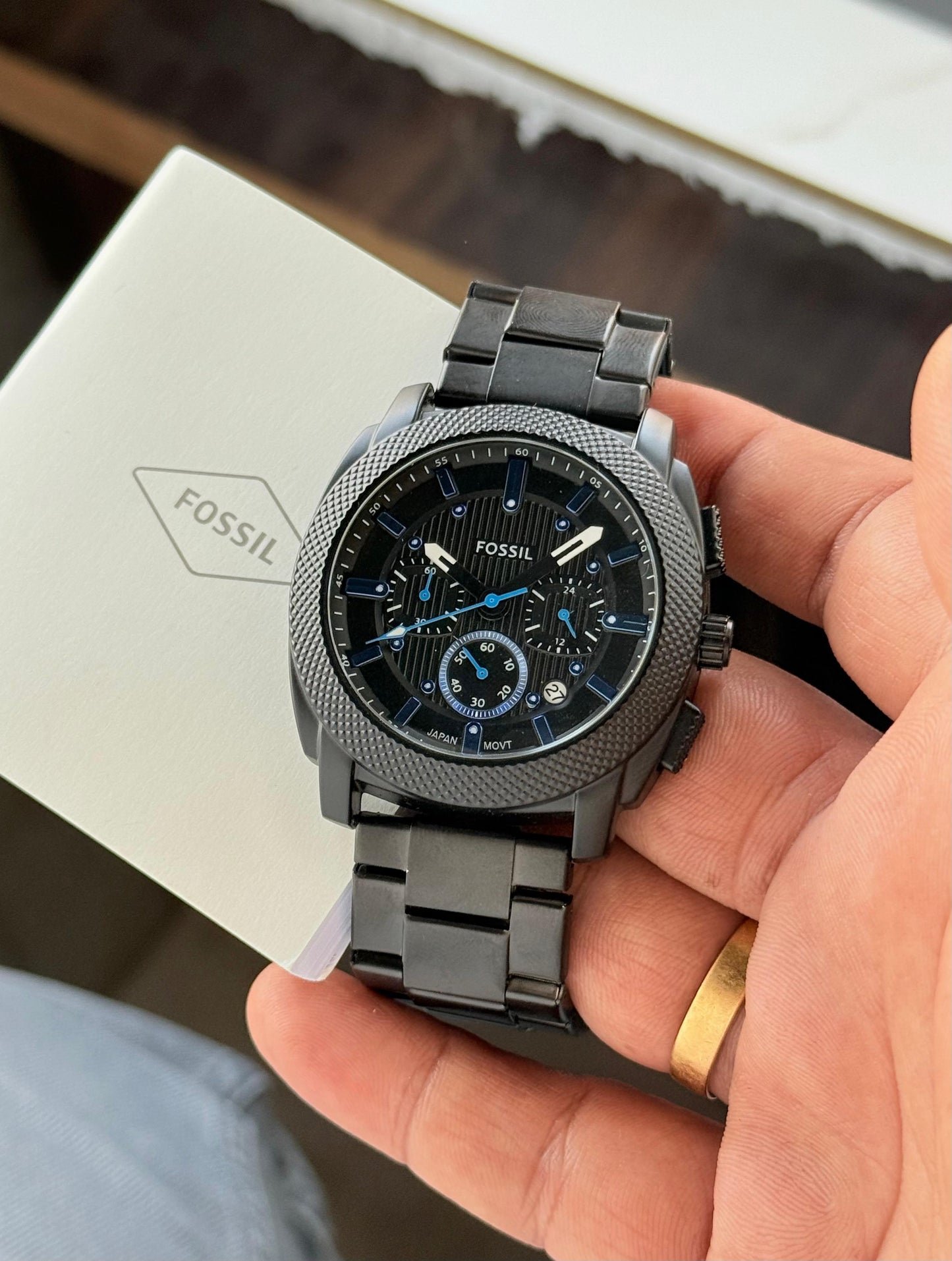 Fossil Machine FS6098 Chronograph Watch – Stainless Steel Bracelet | 43mm | Premium Collection