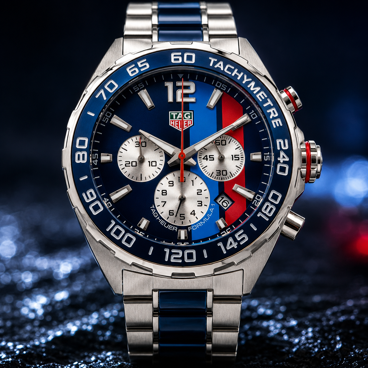Nexent Velocity Blue Racing Chronograph Watch