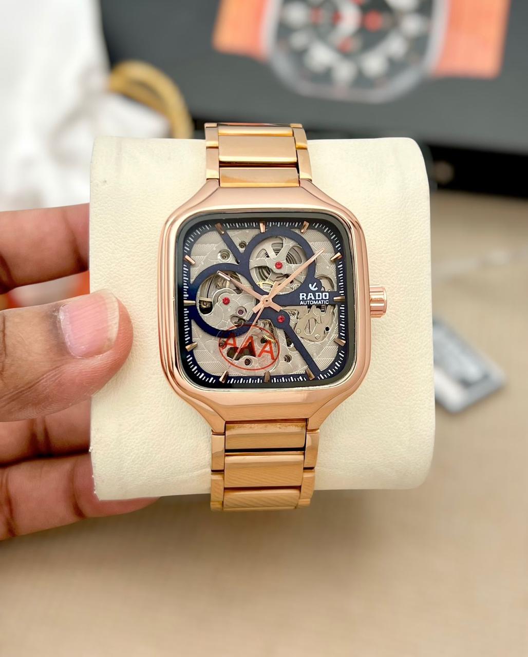 Automatic Premium Skeleton Square Watch