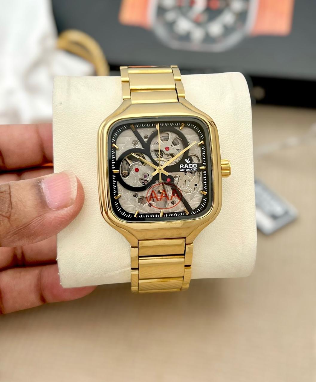 Automatic Premium Skeleton Square Watch