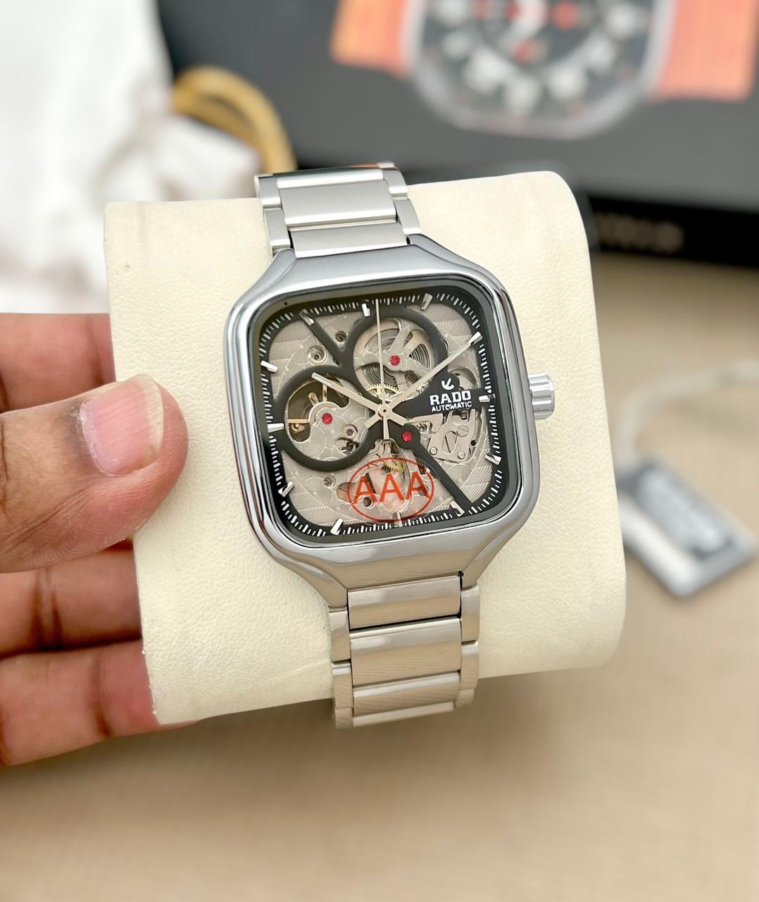 Automatic Premium Skeleton Square Watch