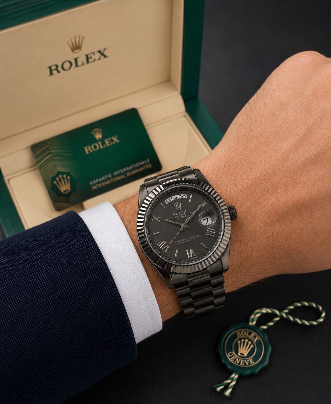 Rolex Oyster Perpetual Day-Date 43mm Automatic Watch