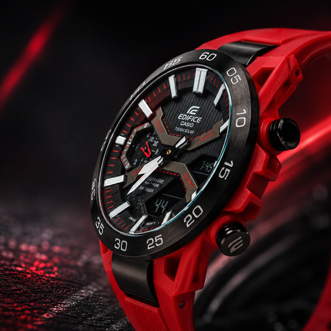 Velocity Red Solar-Tech Sport Watch